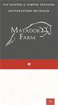 Mobile Screenshot of matadorfarmllc.com